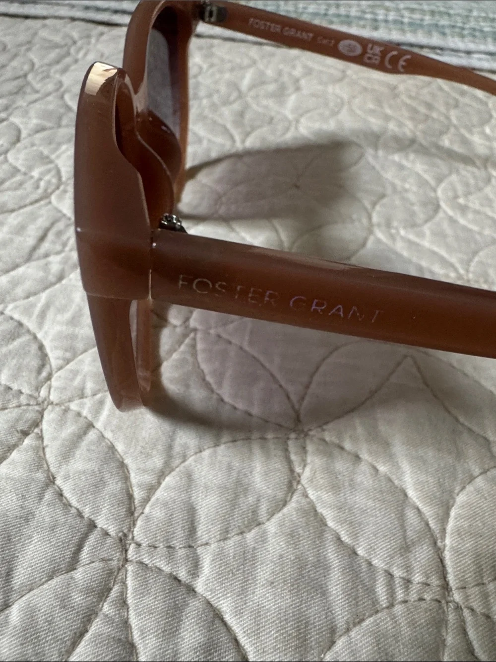 Foster Grant Women’s Sunglasses — Matte mauve Frame with Dark Gradient Lenses